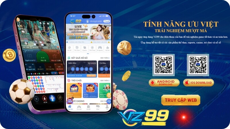 Các bước tải app Vz99 nhanh chóng